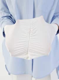 Combed Cotton Wide Size Cross Fitting Undercap Cream-Beige