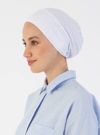 Combed Cotton Wide Fitted Undercap White