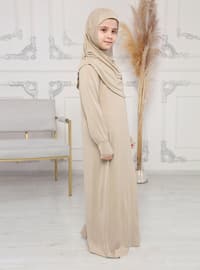 Girl'S Prayer Dress - Beige