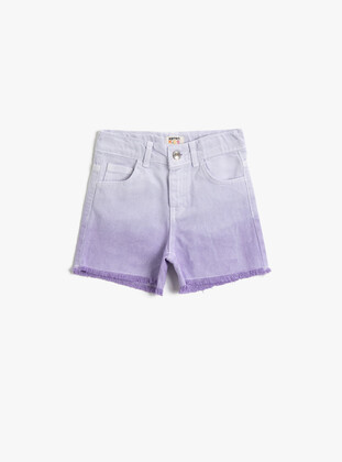 Lilac - Girls` Shorts - Koton