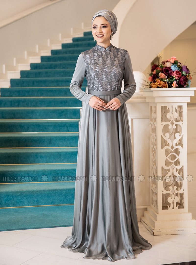 - Fully Lined - Modest Evening Dress