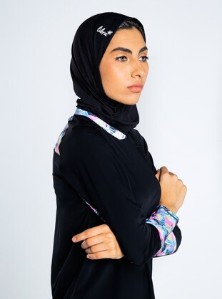 Black - Swim Hijab - Libra