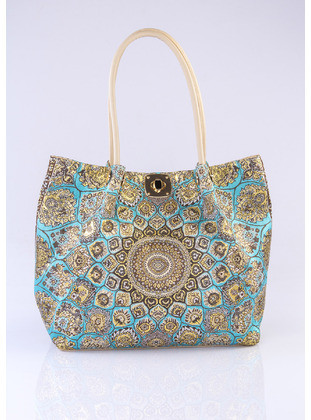 Turquoise - Satchel - Shoulder Bags - MOTTİF İSTANBUL