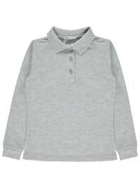Gray - Girls` Sweatshirt