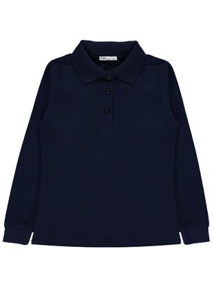 Navy Blue - Girls` Sweatshirt - Civil