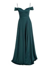 Unlined - Emerald - Evening Dresses
