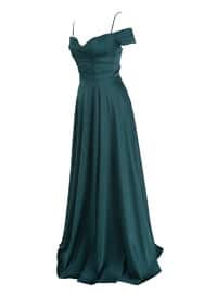 Unlined - Emerald - Evening Dresses