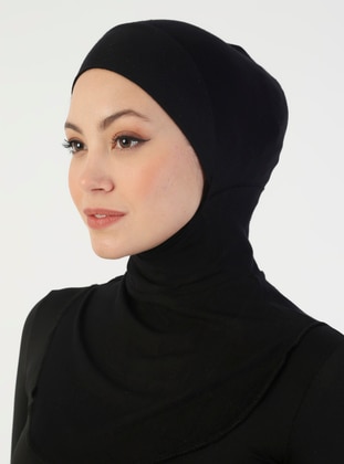 Hijab Neck Undercap Black