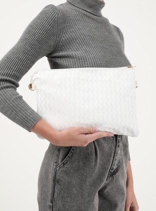White - Satchel - Shoulder Bags - AKZEN