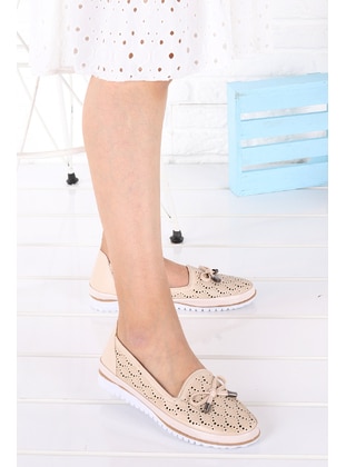 Women's Casual Flat Shoes Shoes Cream-Beige