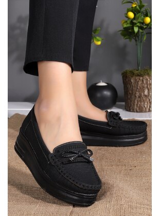 Flat - Black - Flat Shoes - Ayakland
