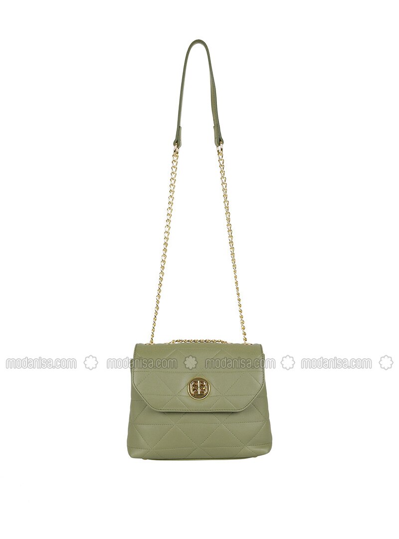 Green - Satchel - Shoulder Bags - Çanta