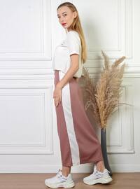 Dusty Rose - Unlined - Crepe - Cotton - Skirt