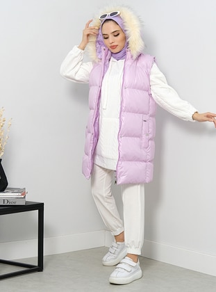 Lilac - Fully Lined - Vest - Minel