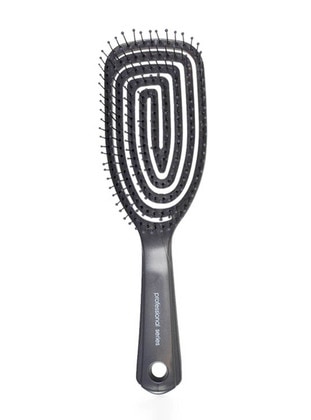 3D Professional Hair Brush Black