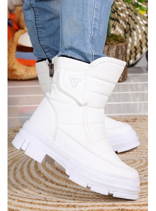 Boot - White - Girls' Boots