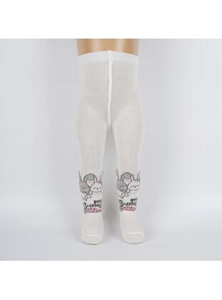Gray - Baby Socks - Artı
