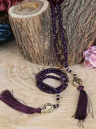 Purple - Prayer Beads - İkranur