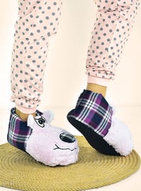 Plaid - Pink - Home Shoes