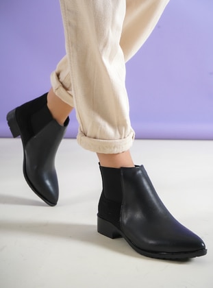 Boots Black  Suede