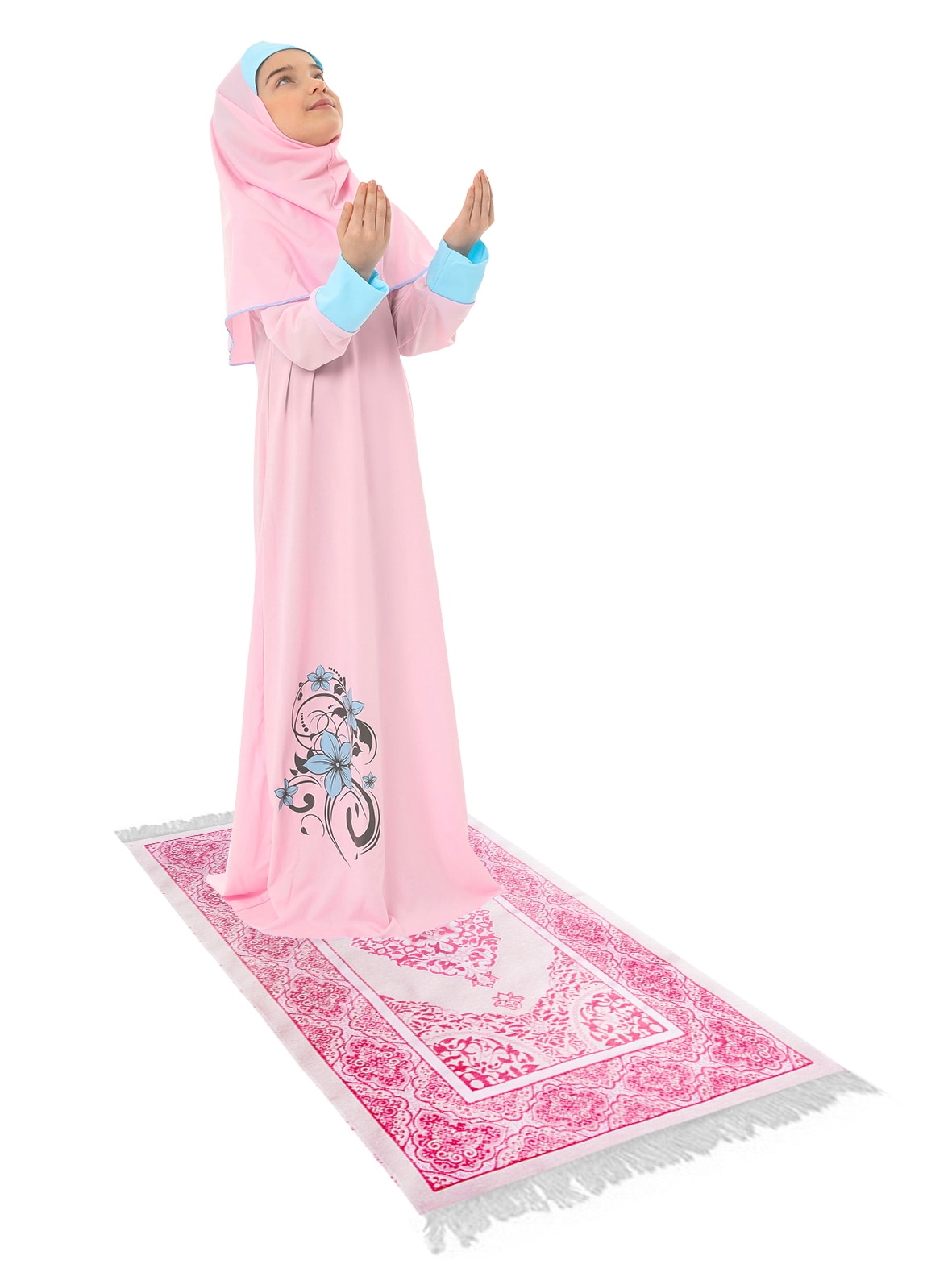  Pink Girls` Prayer Dress