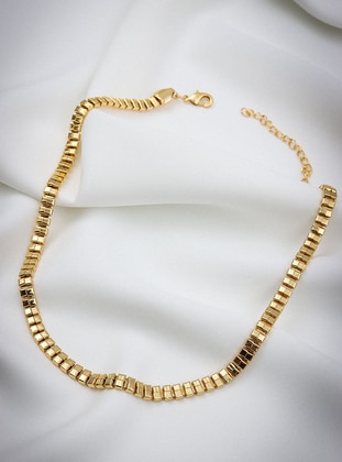 Gold - Necklace - Batı Accessories