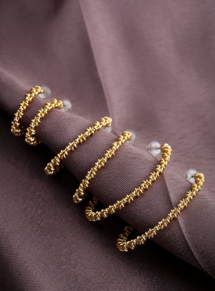 Gold - Earring - Batı Accessories