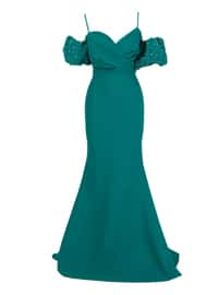 Unlined - Green - Evening Dresses