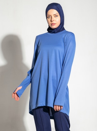 Blue - Activewear Tops