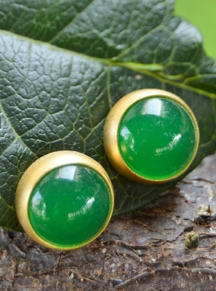 Green - Earring - Stoneage