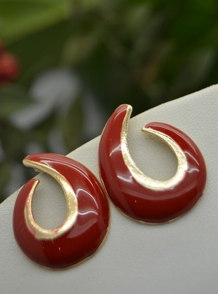 Red - Earring - Artbutika