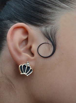 Black - Earring - Artbutika