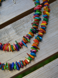 Multi-Color Natural Stone Necklace
