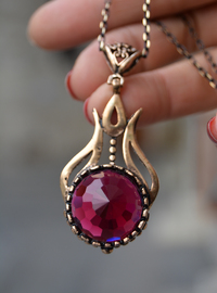 Collier Tulipe Rouge