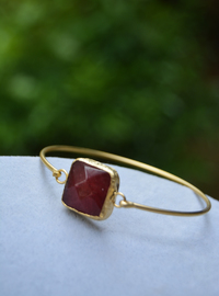 Red Stone Handmade Bracelet
