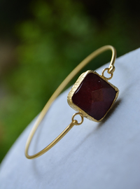 Red Stone Handmade Bracelet