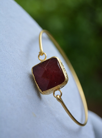Red Stone Handmade Bracelet