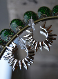 Silber Ohrringe Winter Kollektion Silber