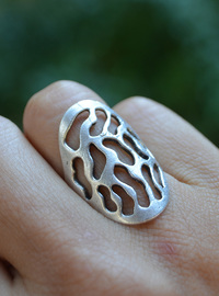 Silberfarben - Ring