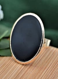 Enamel Ring Black