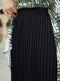 Black - Unlined - Scuba - Skirt