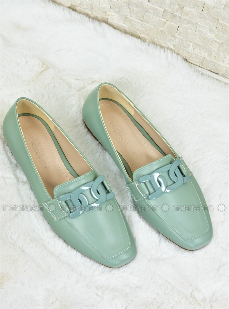 coach mint green loafers