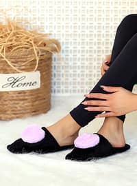 Sandal - Lilac - Black - Home Shoes
