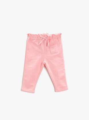 Pink - Baby Sweatpants - Koton