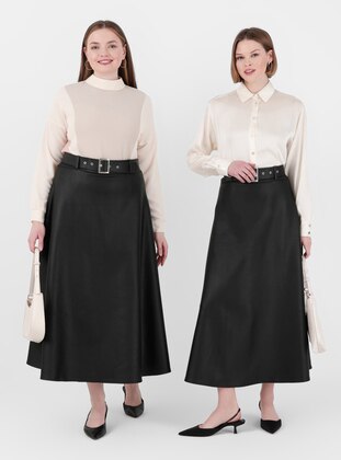 Black - Skirt - MISSVALLE