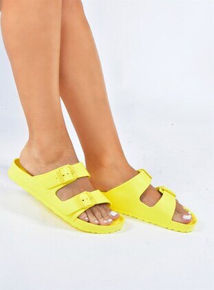 Yellow - Slippers - Fox Shoes
