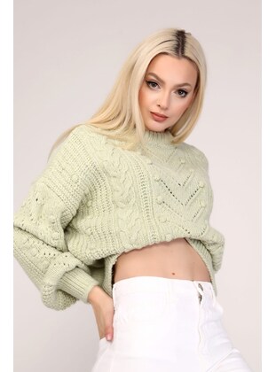 Green - Knit Sweaters - MJORA