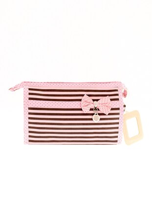 Pink - Satchel - Clutch Bags / Handbags