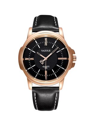 Colorless - Black - Watches - Yazole
