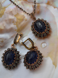 Saphir Stein Winter Set Bronze